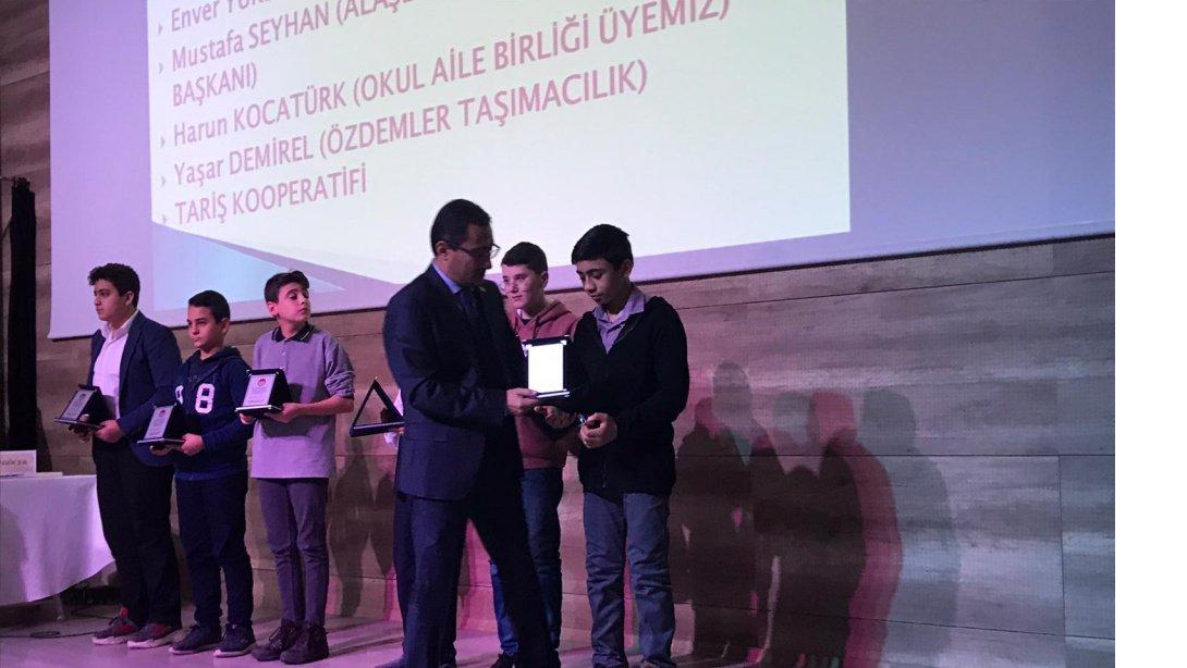 Öğrencimiz Kur-an'ı Kerim'i Güzel Okuma Yarışmasında İl Birincisi oldu