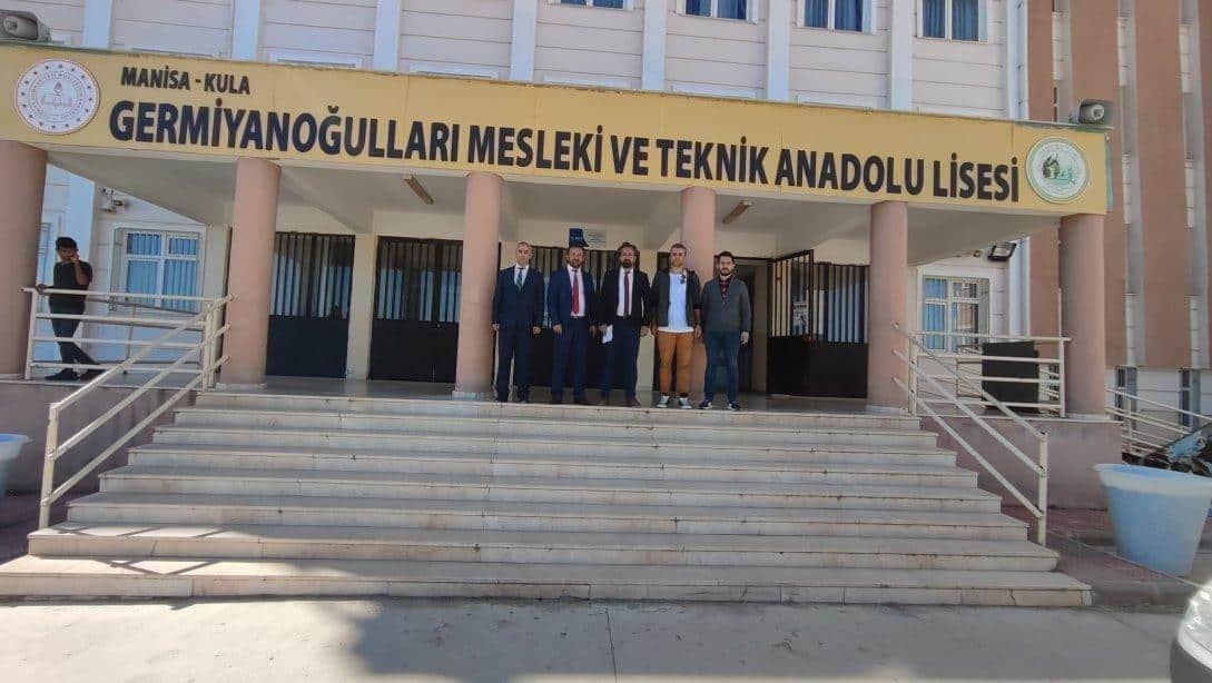 Manisa İl Milli Eğitim Müdür Yardımcısı Sayın Muhammet ÇETİN, İnşaat Mühendisi Murat BALCI Ziyareti